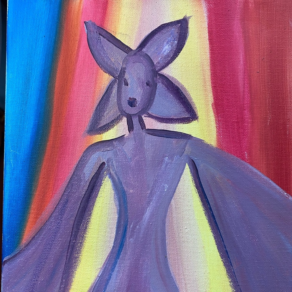 Small Fairy Oil Painting on canvas